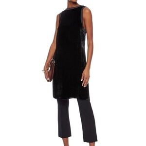 Alice + Olivia Black Velvet Tunic